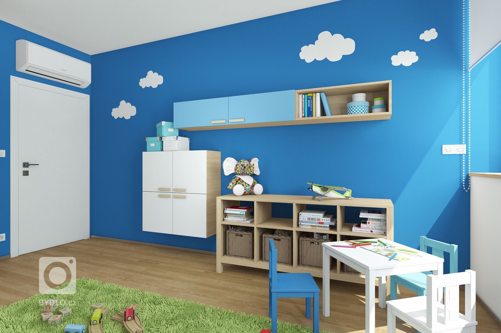 Návrh interiéru bytu s&nbsp;exkluzivním výhledem na&nbsp;přírodu i&nbsp;město. Návrh interiéru je v&nbsp;moderním a&nbsp;vzdušném stylu s&nbsp;převládající…