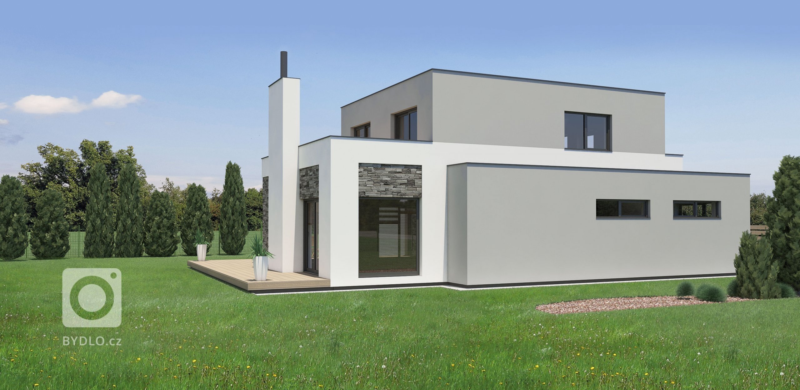 Návrh interiéru a&nbsp;exteriéru rodinného domu. Řešené místnosti: zádveří, chodba, d dvě koupelny na&nbsp;1NP, schodiště, kuchyně, obývací pokoj, dětská herna…