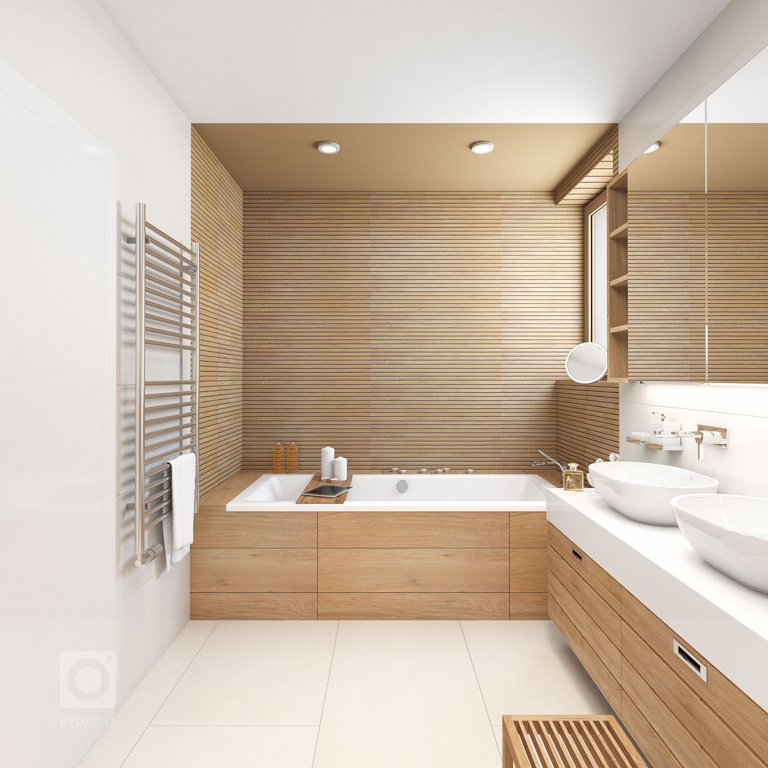 V hlavní roli: dřevo

Návrh interiéru novostavby dvoupodlažního rodinného domu se sedlovou střechou. V&nbsp;interiérech se hojně objevuje dřevo, které je…