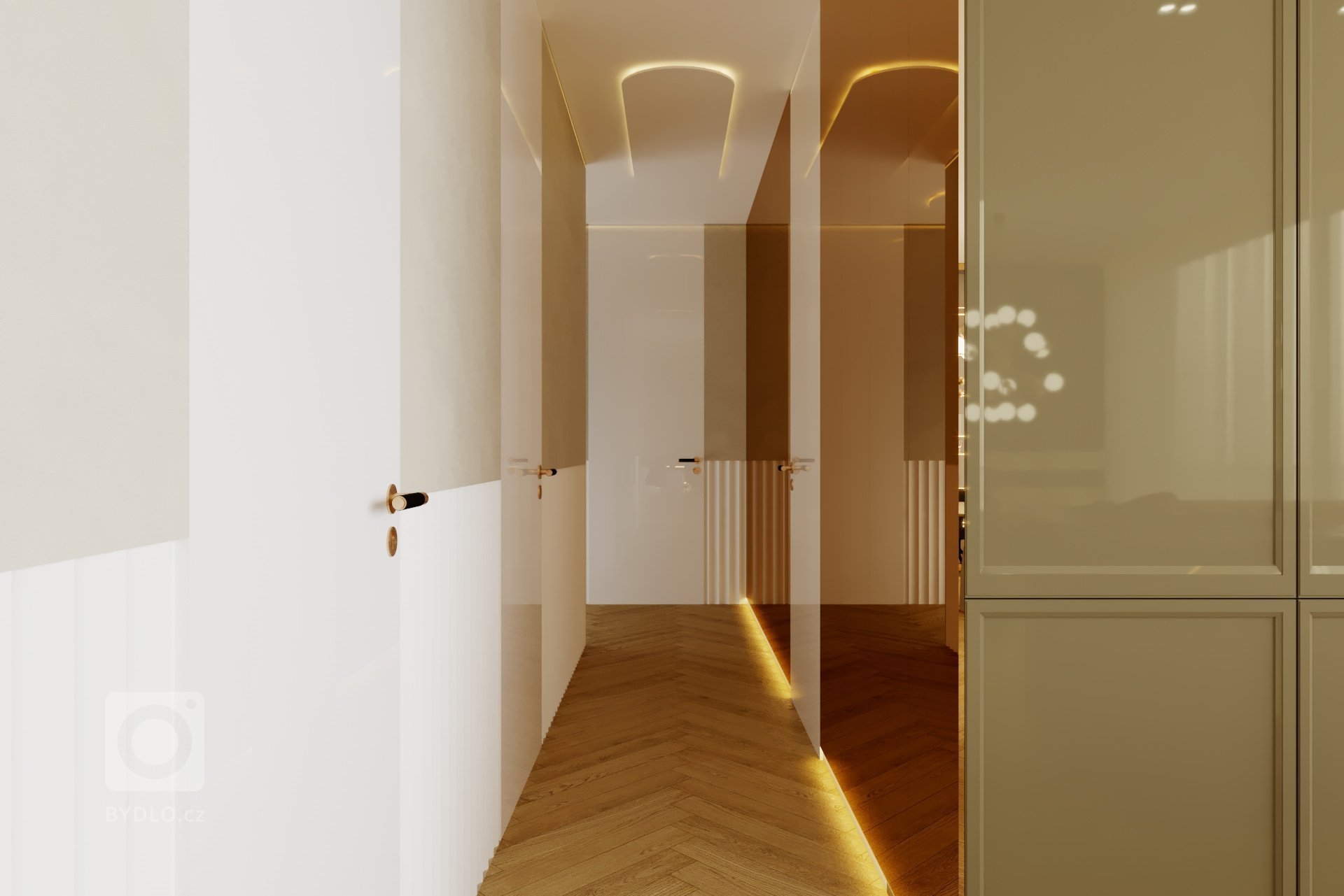 Moderný interiérový návrh v rezidenčnom komplexe v centre Bratislavy, bol navrhnutý v modernom štýle v pokojných a vyvážených tónoch, čo klientovi umožňuje…