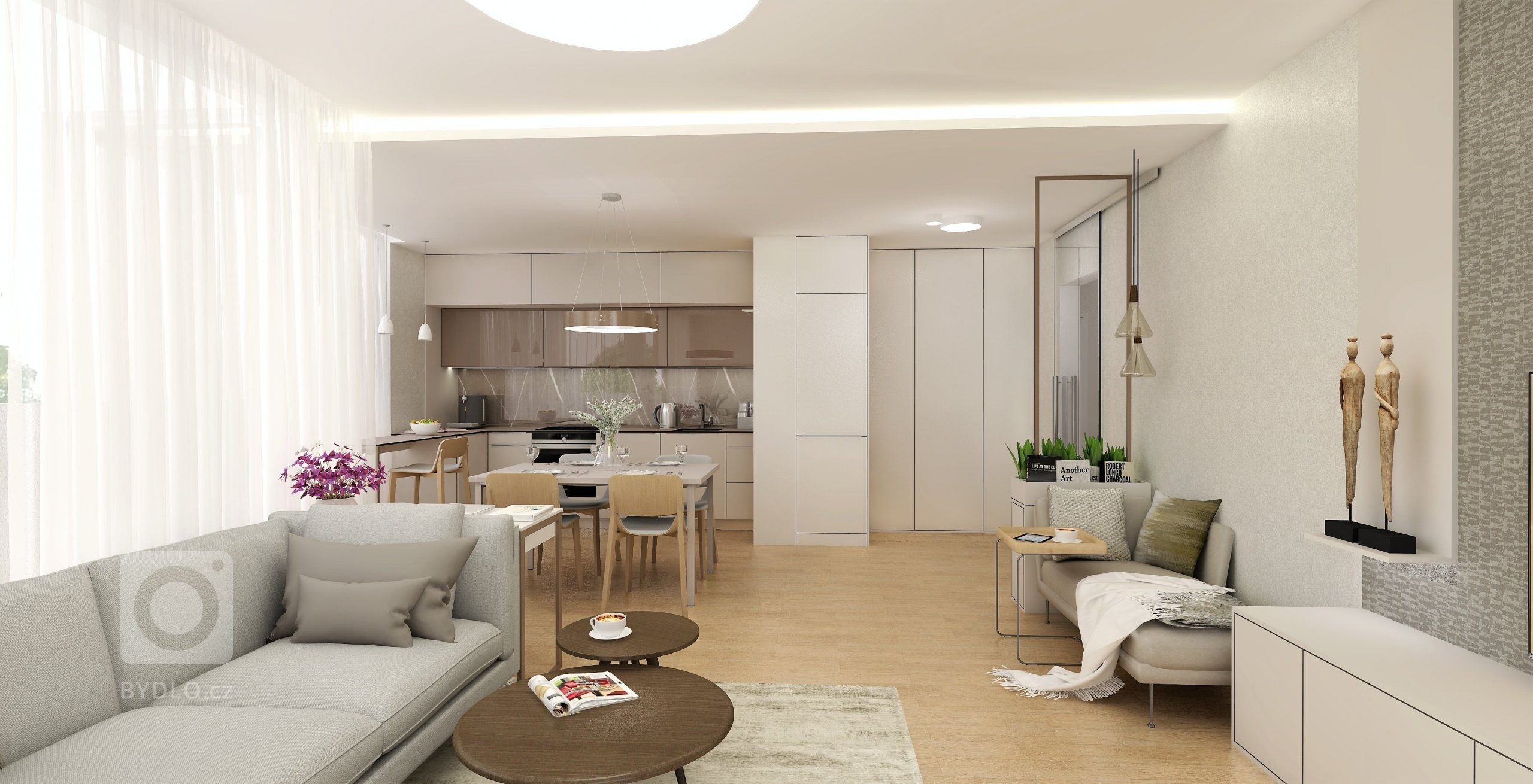 Byt v nejvyšším patře nového bytového domu nabízí&nbsp;krásné výhledy na Brno. Celý interiér je v jemných, &nbsp;přírodních tónech, Dispozice 3kk je téměř…