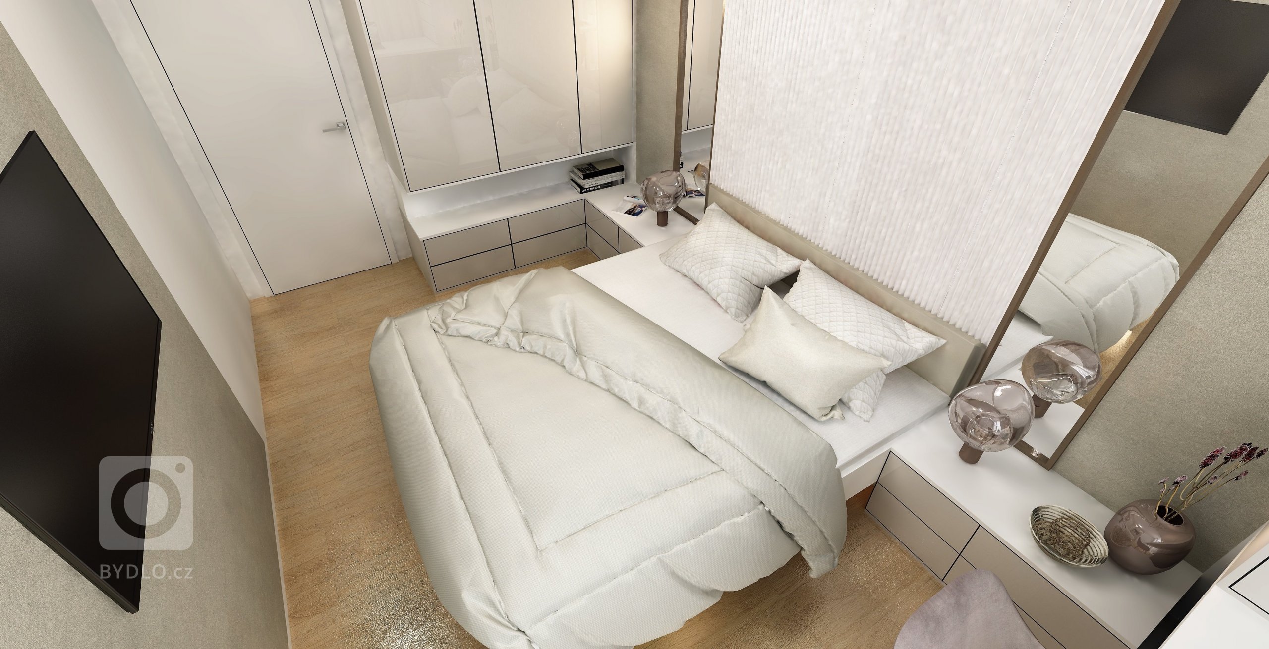 Byt v nejvyšším patře nového bytového domu nabízí&nbsp;krásné výhledy na Brno. Celý interiér je v jemných, &nbsp;přírodních tónech, Dispozice 3kk je téměř…