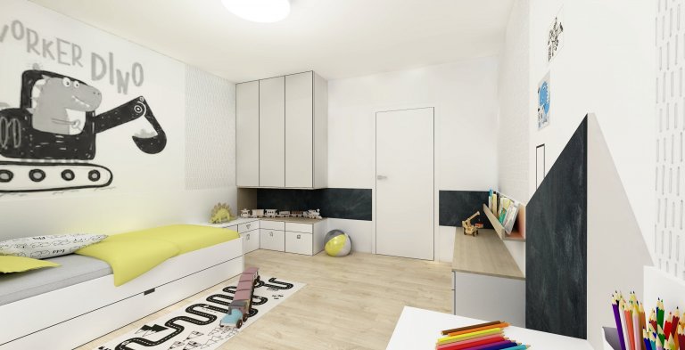 Hlavním přáním&nbsp;majitelů byla&nbsp;kombinace dřeva&nbsp;s&nbsp;neutrální a nadčasovou&nbsp;šedou s&nbsp;bílou. Srdcem spojeného obytného prostoru s kuchyní…