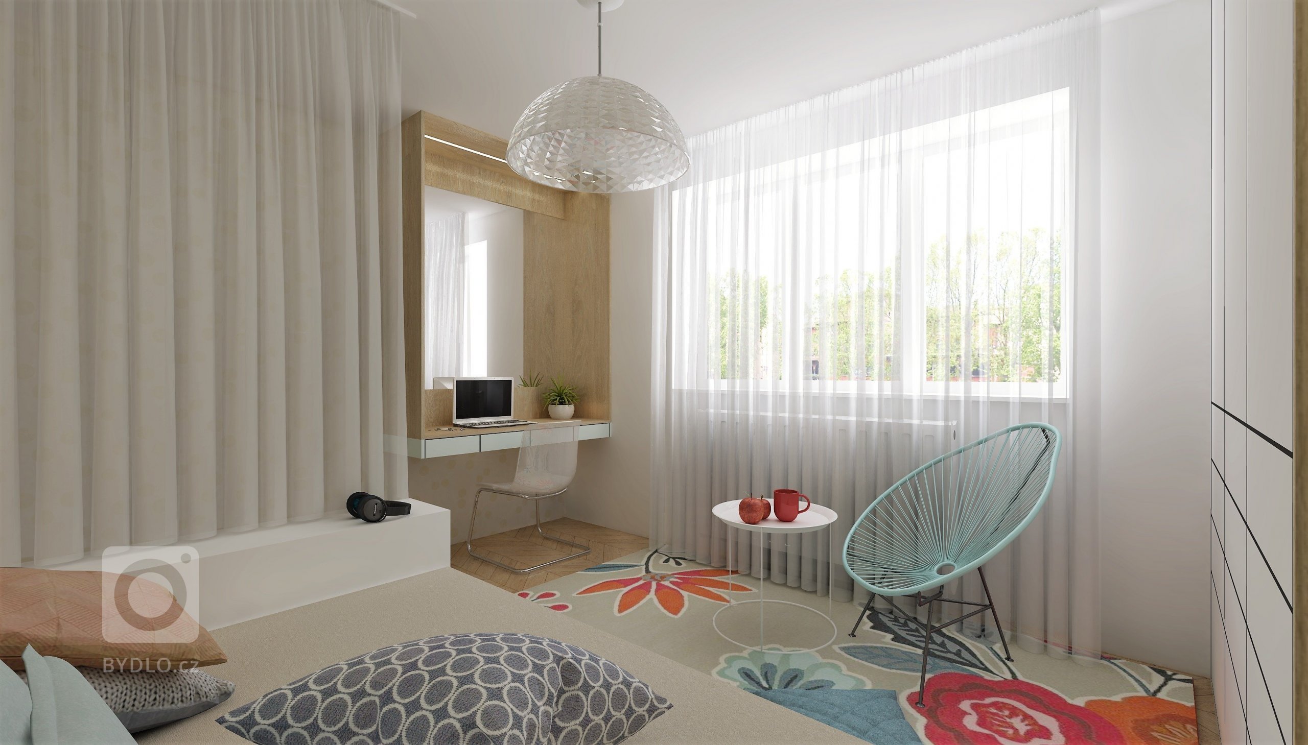 V malém 3+1 dopřála maminka dvou starších teenagerů každému z nich vlastní pokoj a obývací pokoj tak musí být multifunkční - &nbsp;slouží zároveň jako jídelna,…