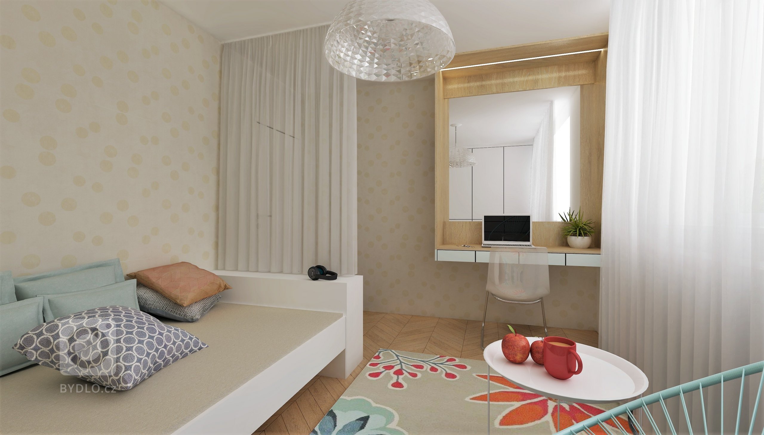 V malém 3+1 dopřála maminka dvou starších teenagerů každému z nich vlastní pokoj a obývací pokoj tak musí být multifunkční - &nbsp;slouží zároveň jako jídelna,…