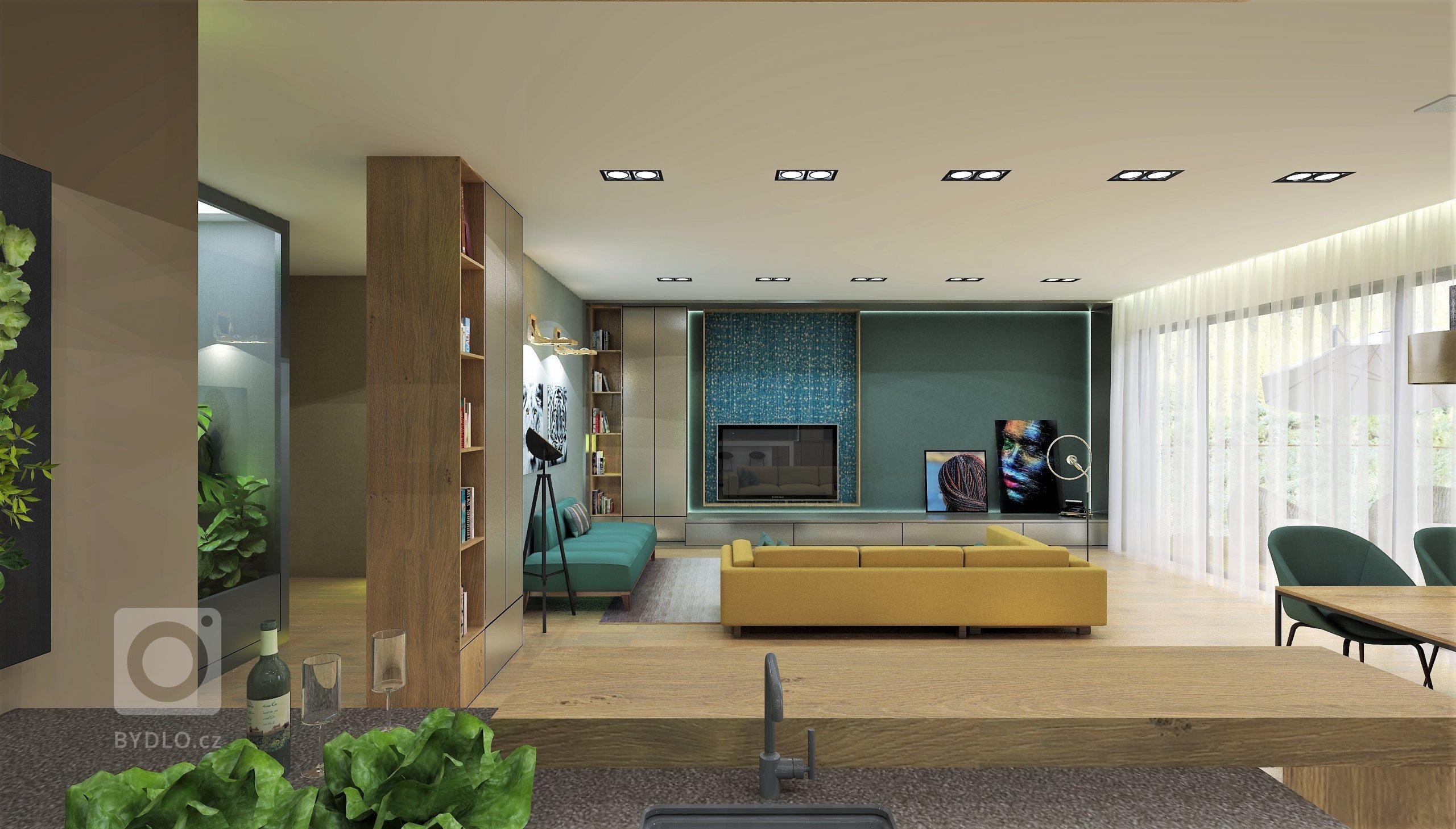 Pro milovníky cestování jsem navrhla interiér domu s nádechem etno stylu a exotiky. Teplé hřejivé tóny a tmavší barvy jim připomínají africkou noc, výrazné…