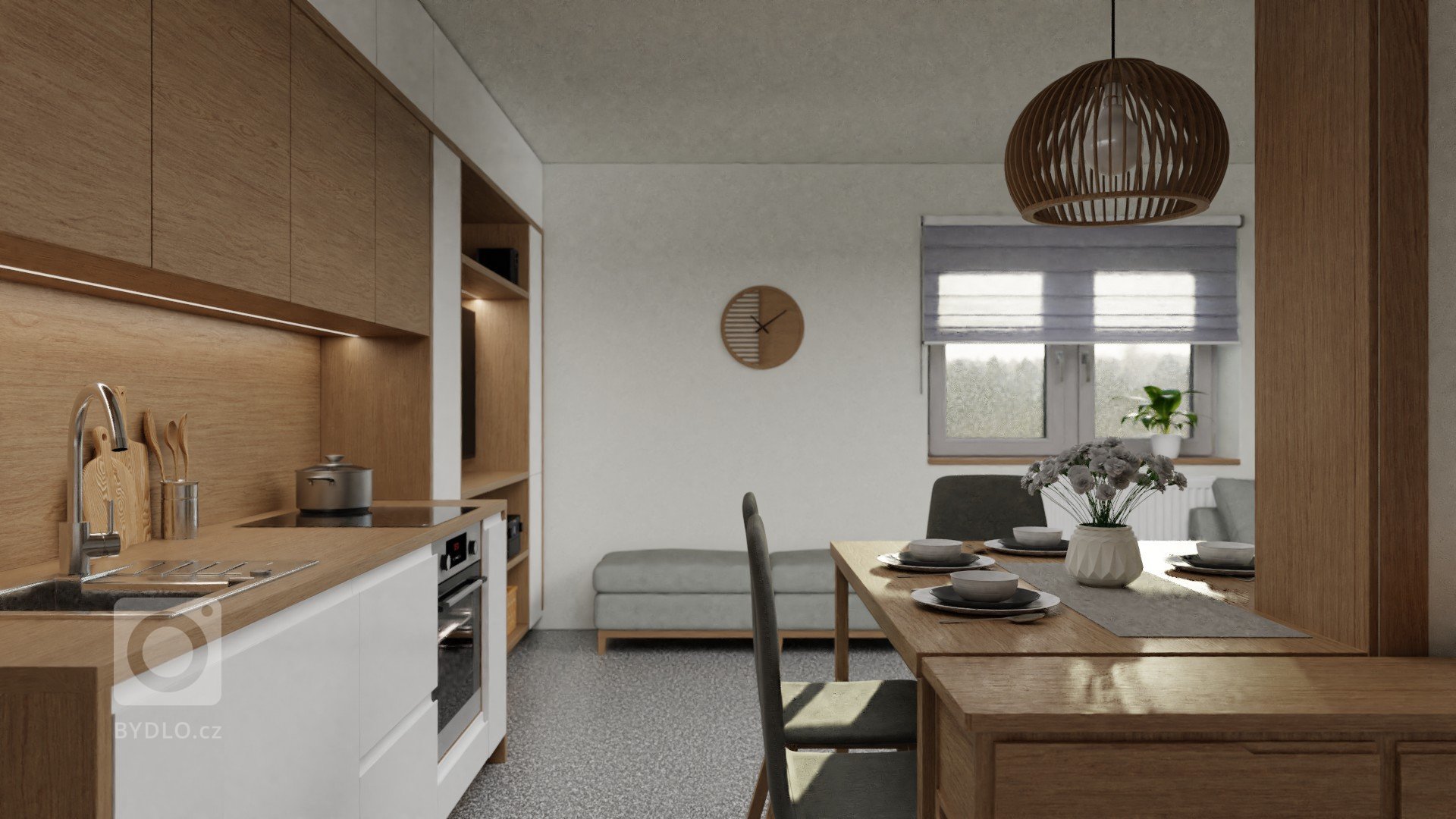 Manželský pár se rozhodl rekonstruovat přízemí rodinného domu. Současná dispozice není vyhovující. Z předsíně se vztupuje do tmavé chodby, ze které je přístup…