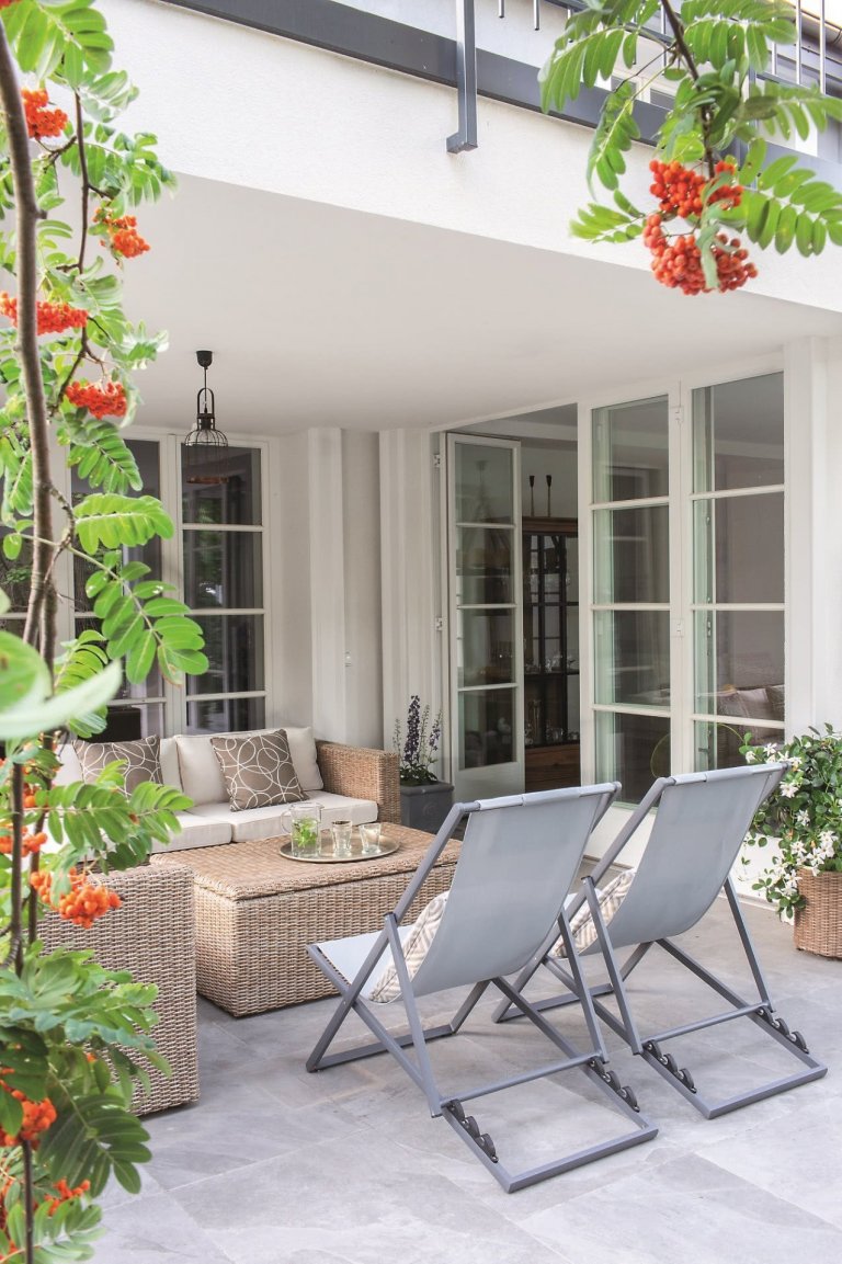 Byt v činžovním domě s atmosférou starého Londýna