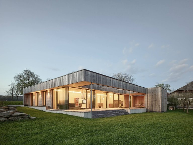 Dřevostavba jako kombinace dřeva a skla?