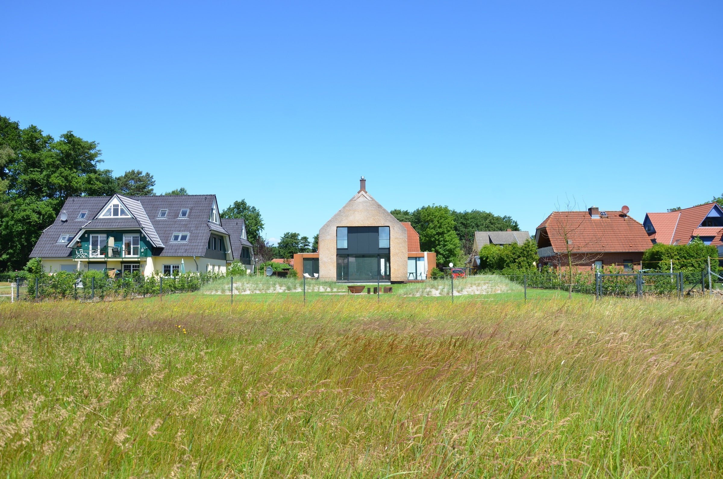 Dům s rákosovou fasádou