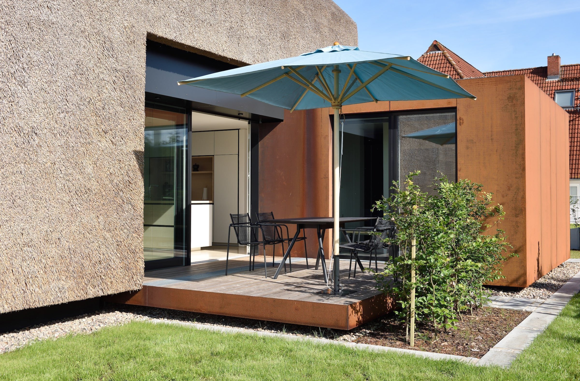 Dům s rákosovou fasádou