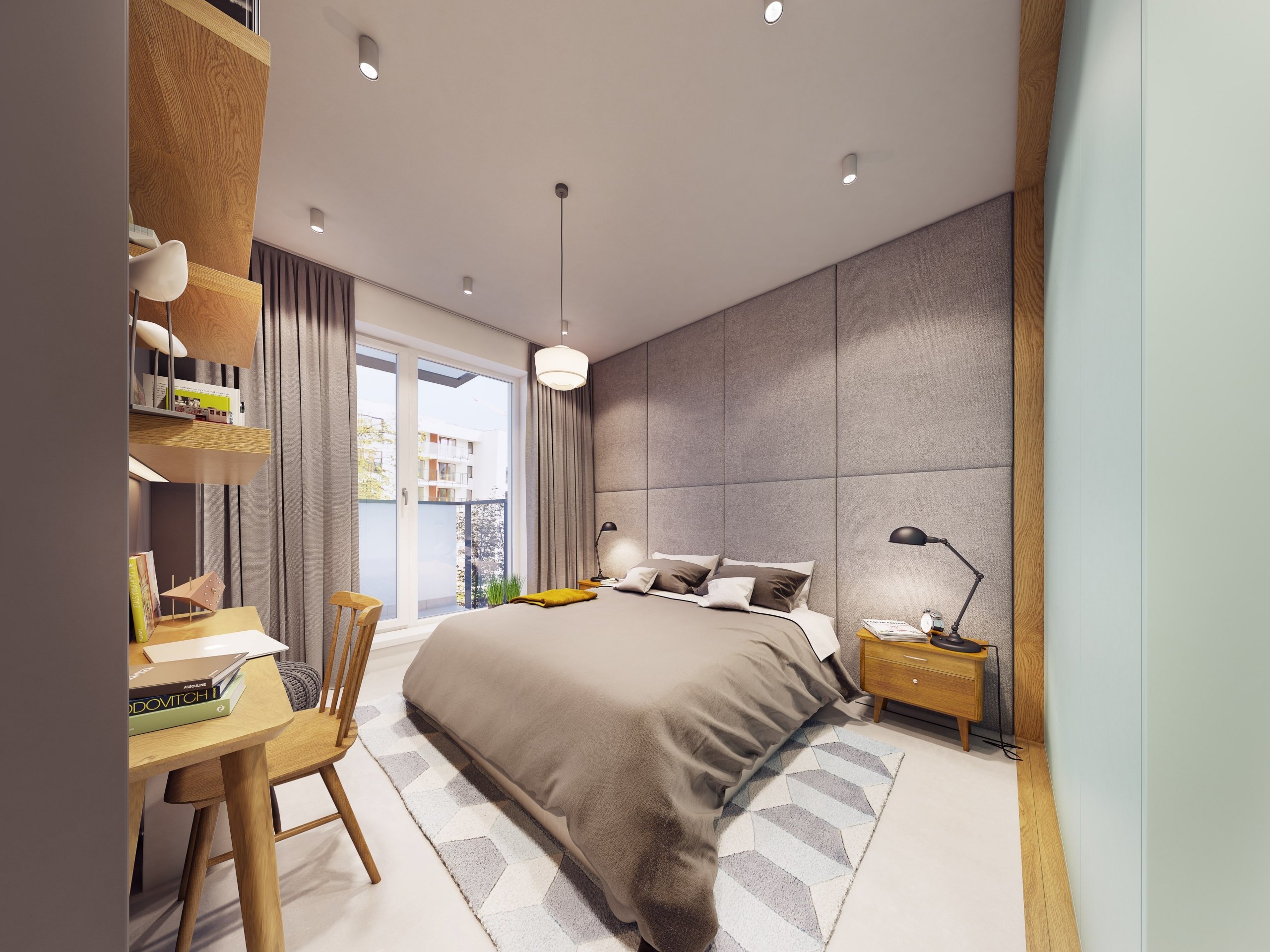 Funky moderní interiér s přírodními akcenty