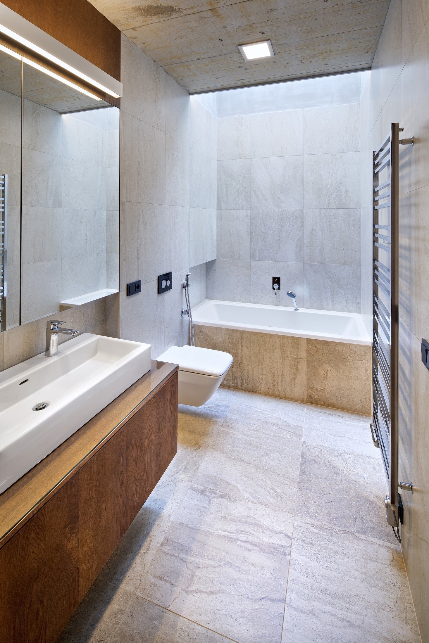 Jednopodlažní dům z betonu