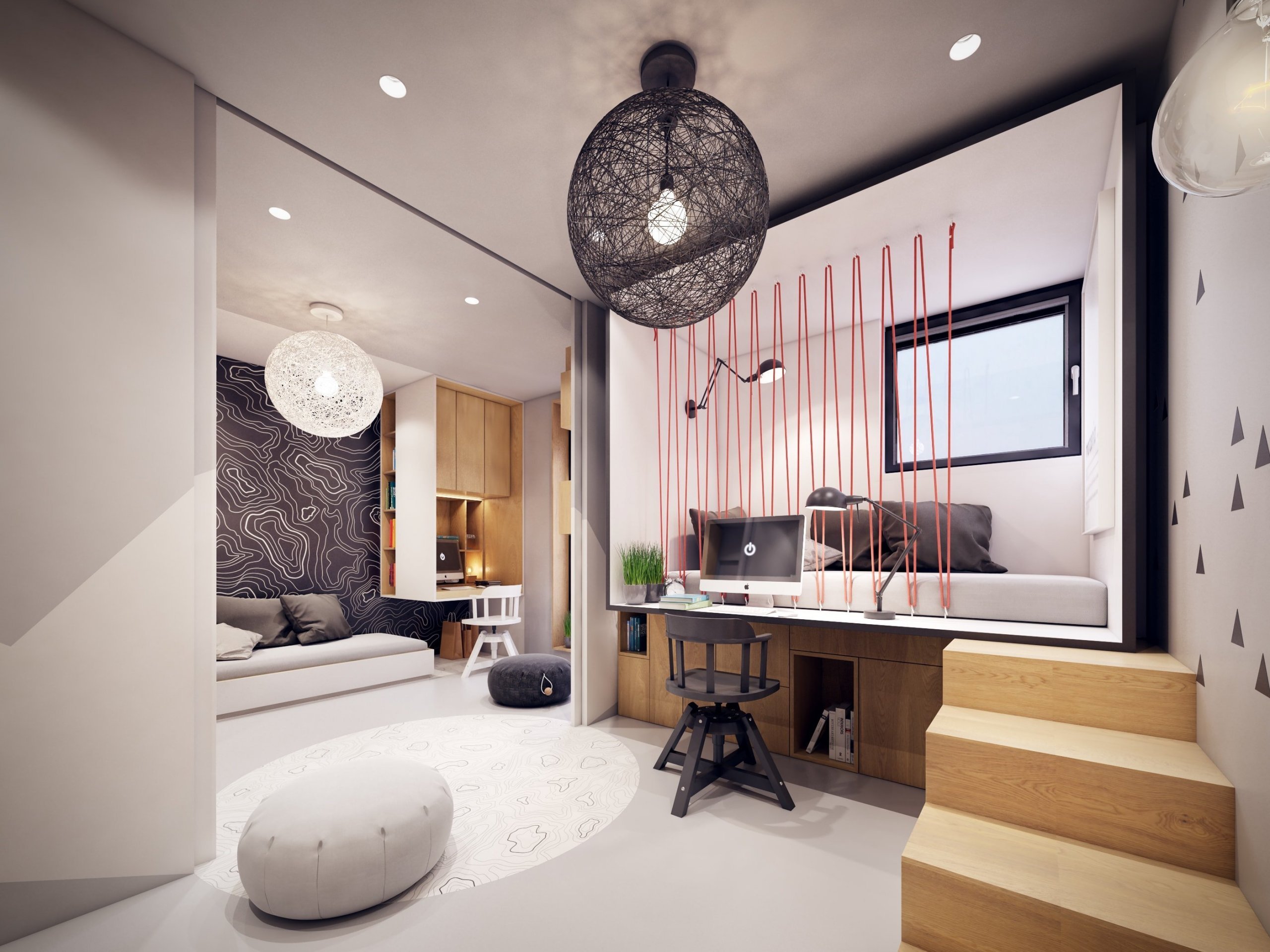 Komfortní bydlení s barevnými akcenty