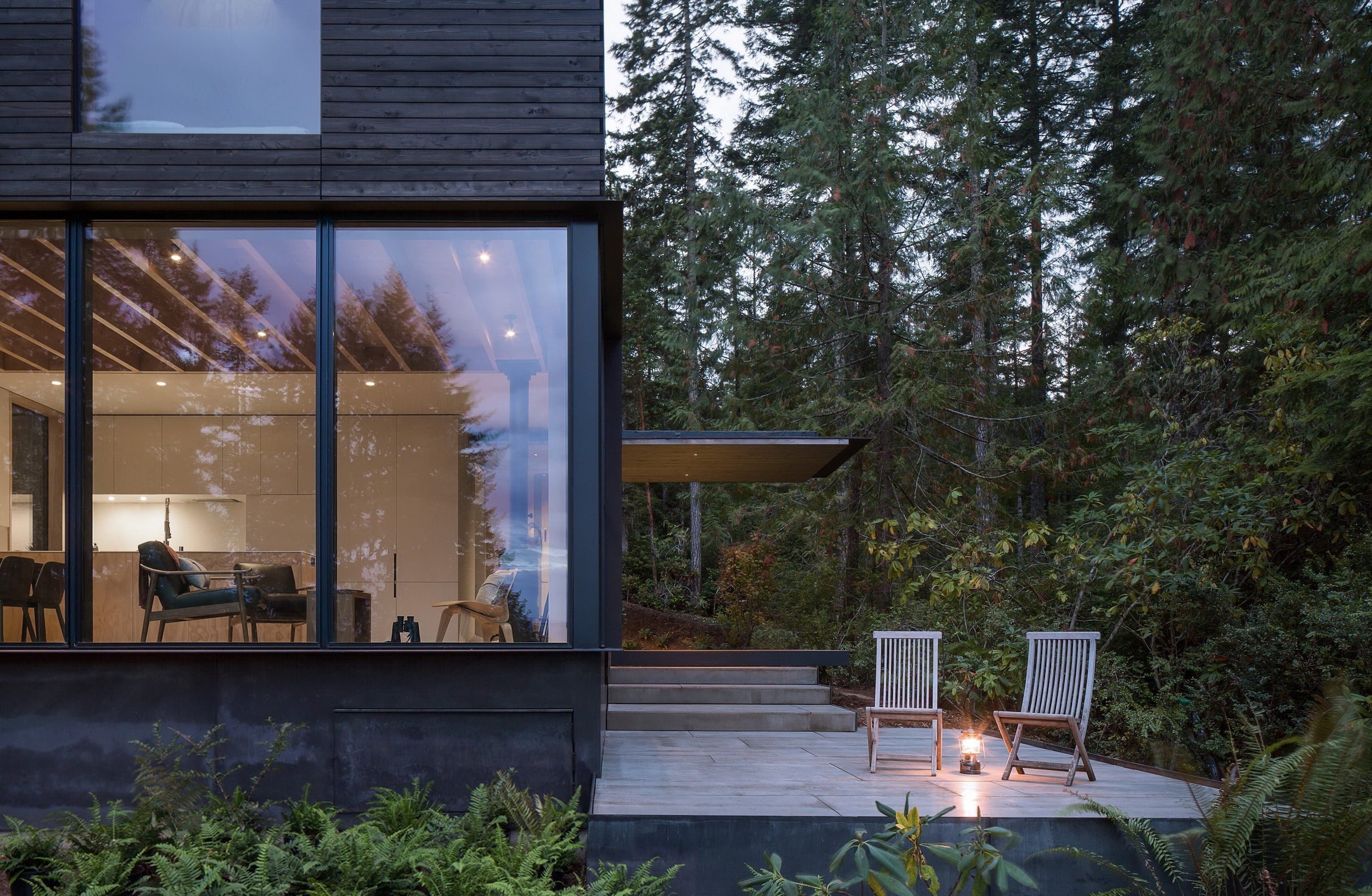 Malý dům maximalizuje spojení s přírodou