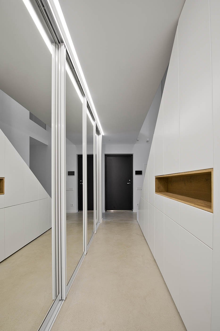 Minimalistický interiér v Litvě