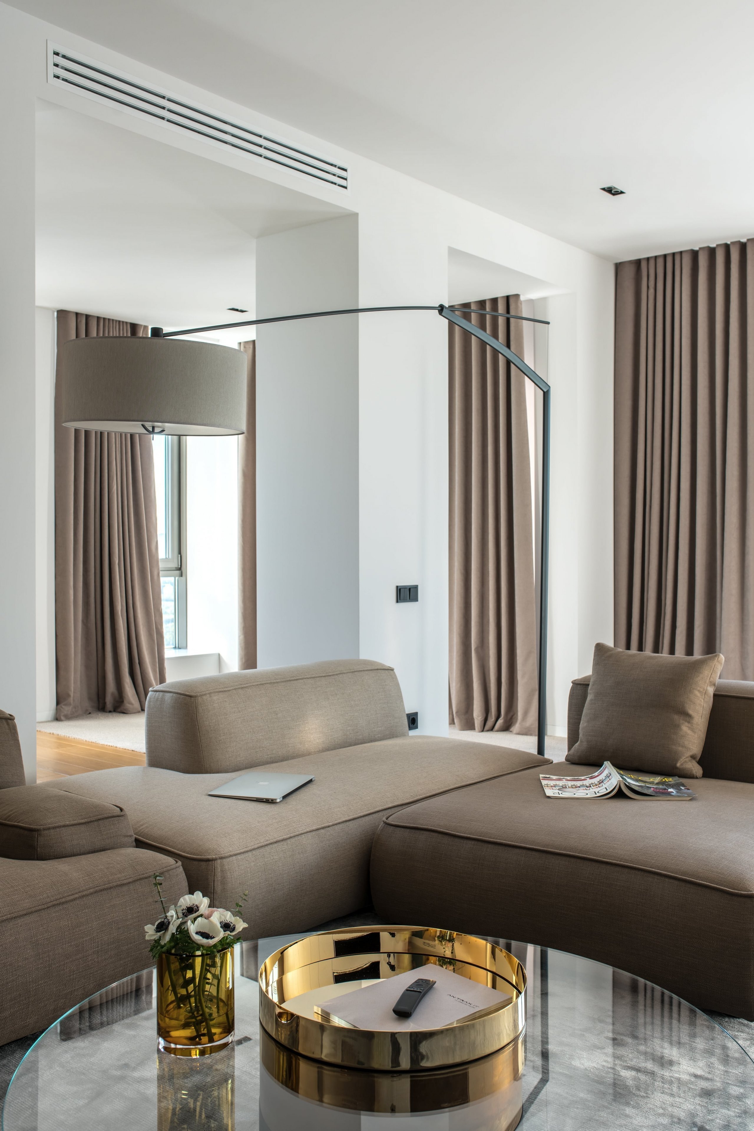 Moderní interiér bytu v Kyjevě