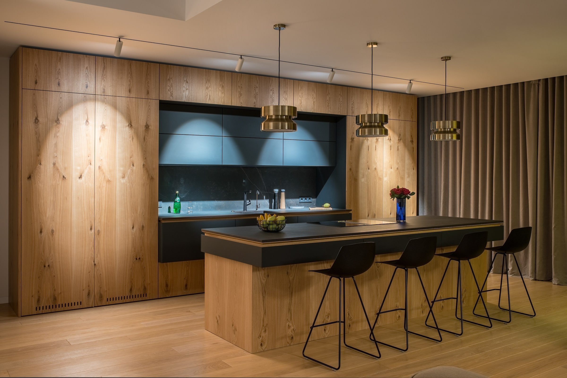 Moderní interiér bytu v Kyjevě