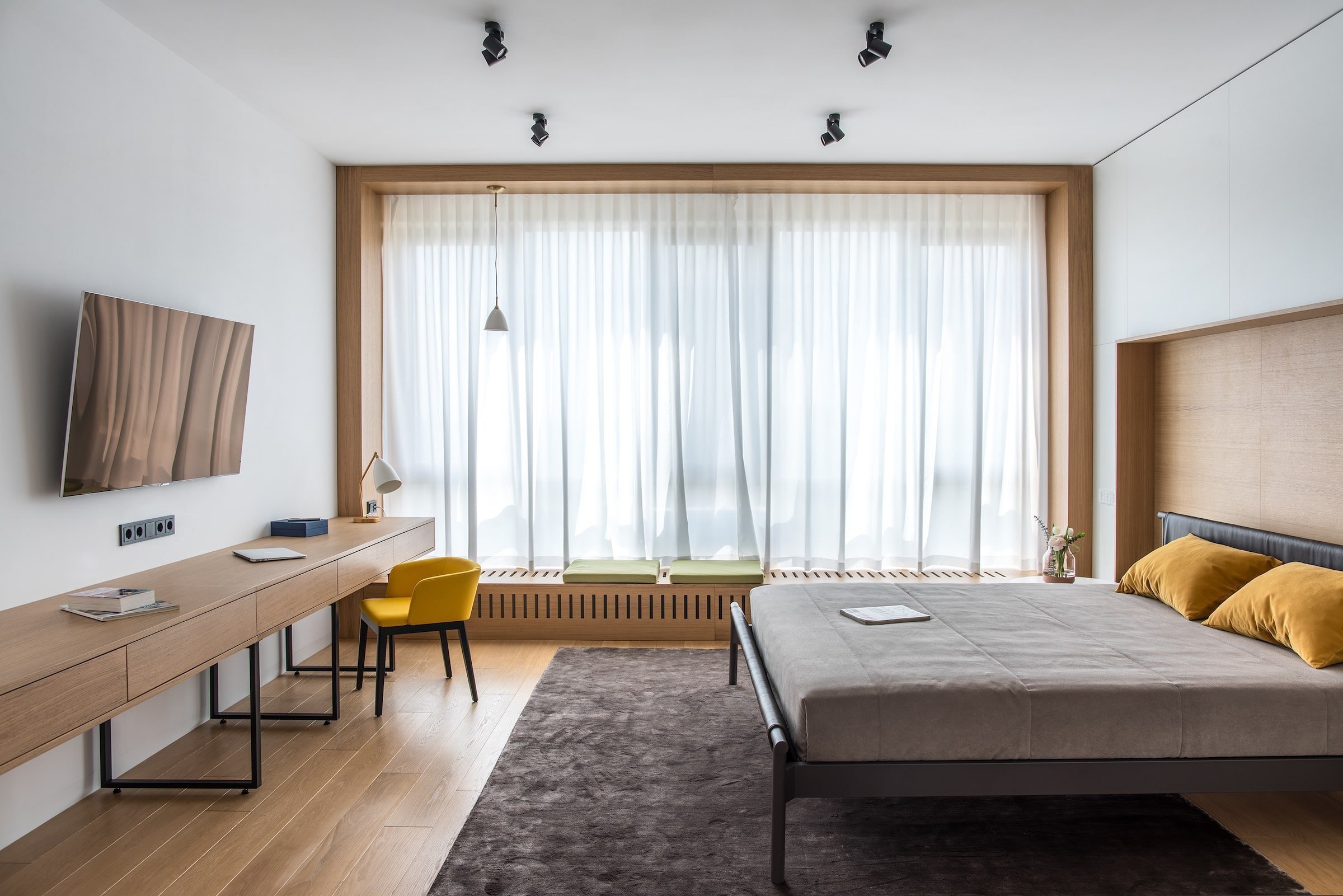 Moderní interiér bytu v Kyjevě