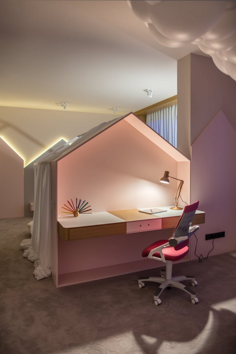 Moderní interiér bytu v Kyjevě