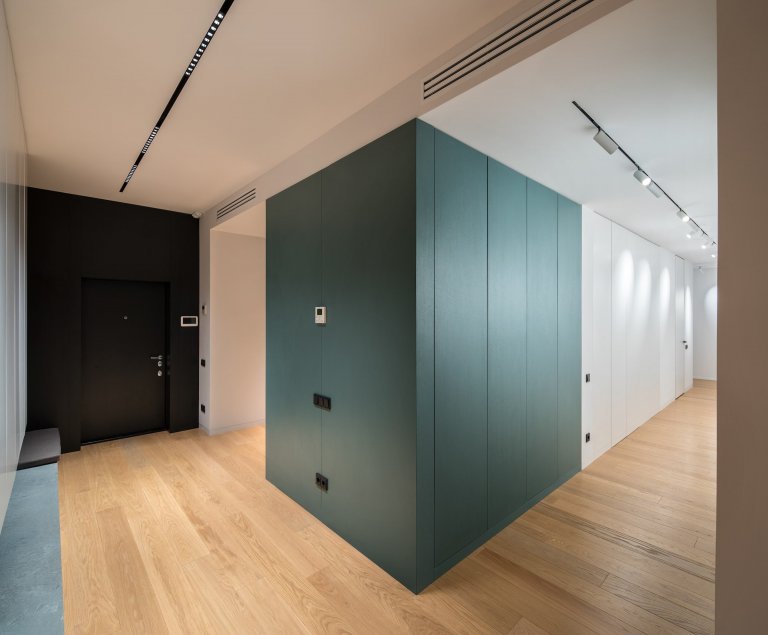 Moderní interiér bytu v Kyjevě