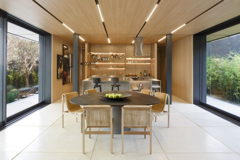 Moderní prefabrikovaný jednopatrový dům