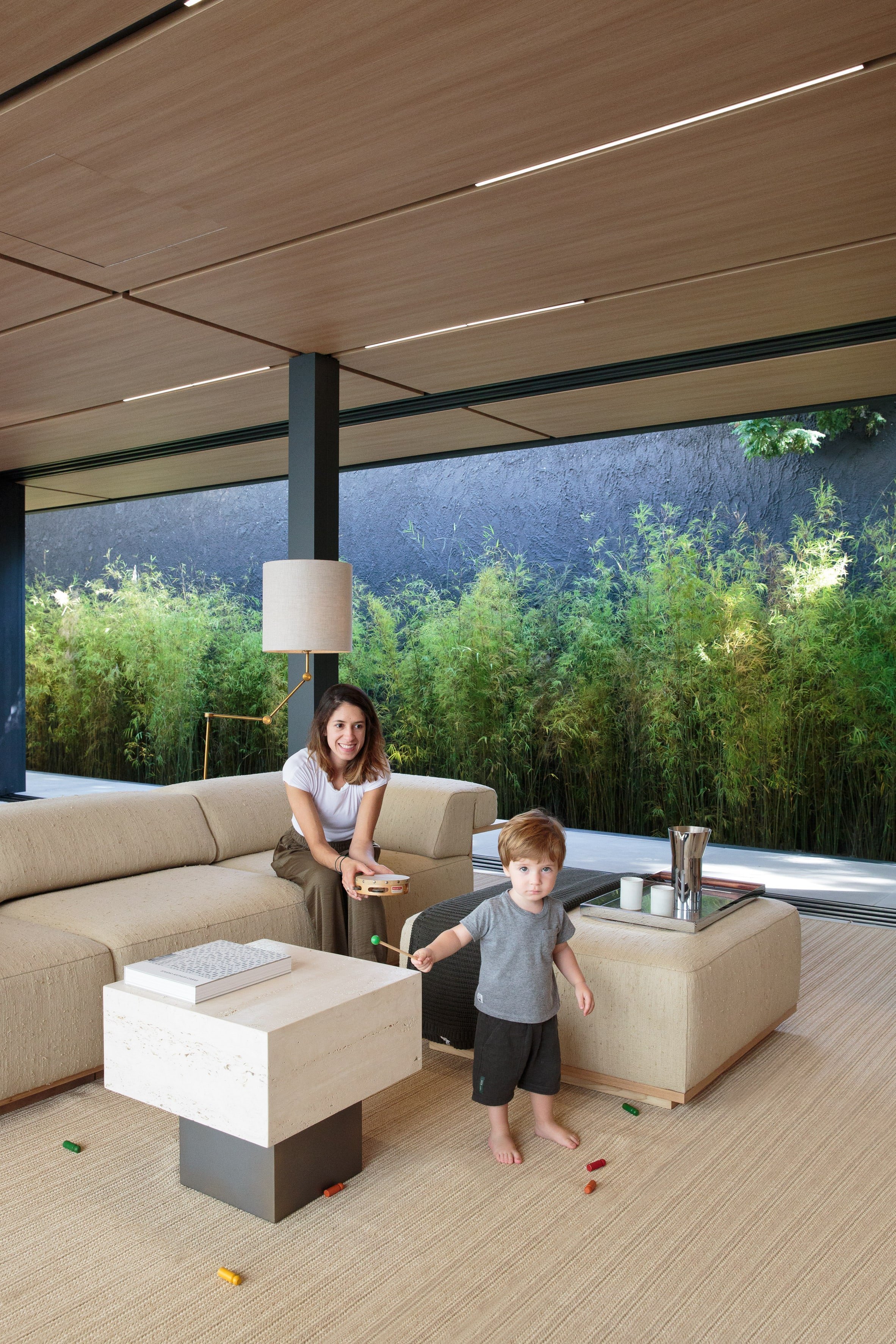 Moderní prefabrikovaný jednopatrový dům