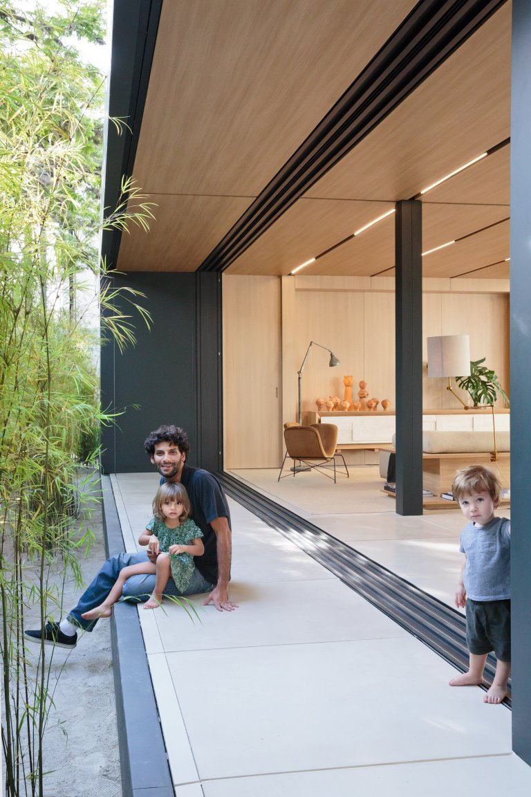 Moderní prefabrikovaný jednopatrový dům