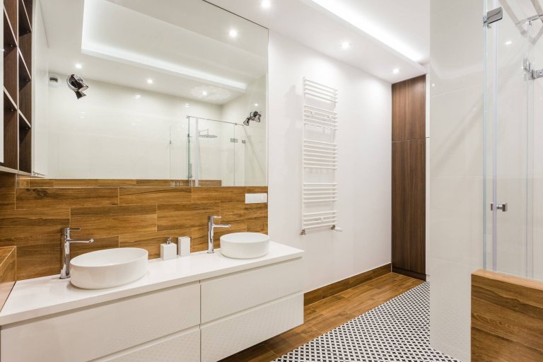 Modrá barva v interiéru