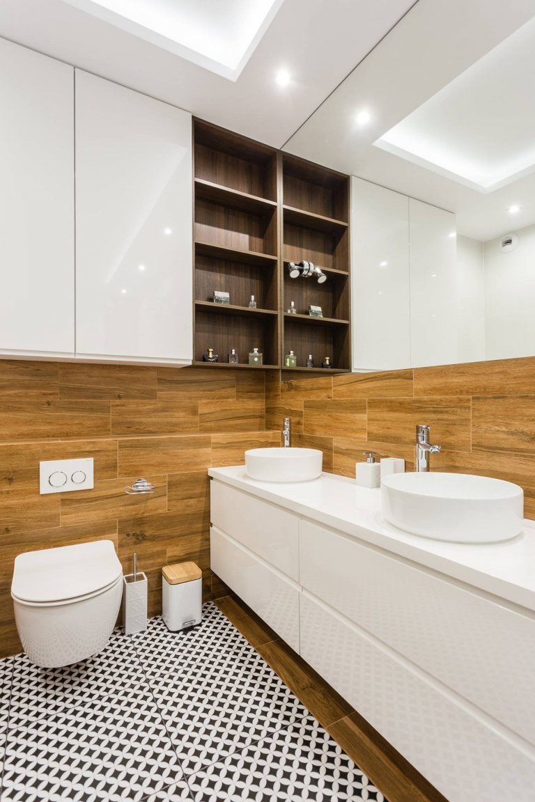 Modrá barva v interiéru