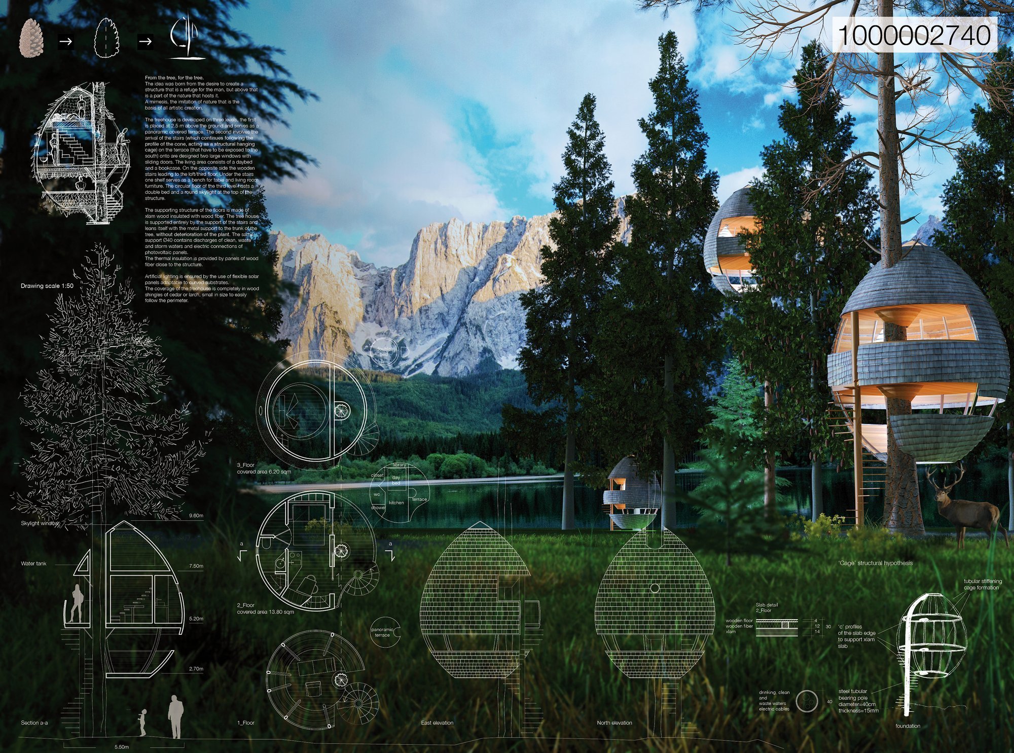 Jedinečný dům na stromě má blízko k přírodě