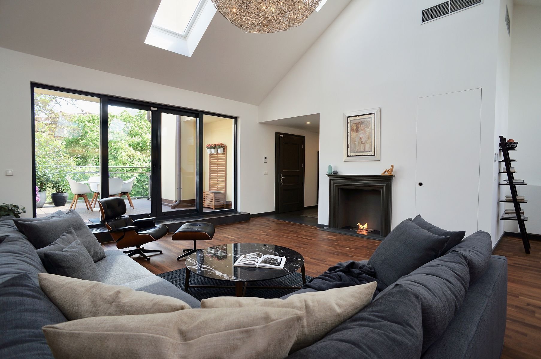 Podkrovní bydlení na Vinohradech