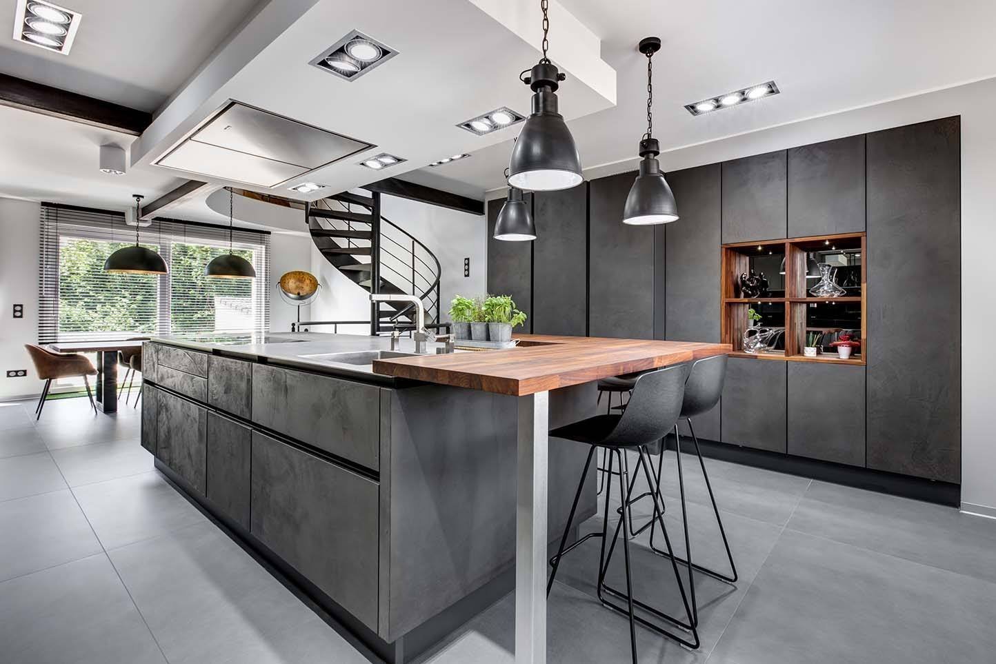 Šedá kuchyně nemusí být nudná