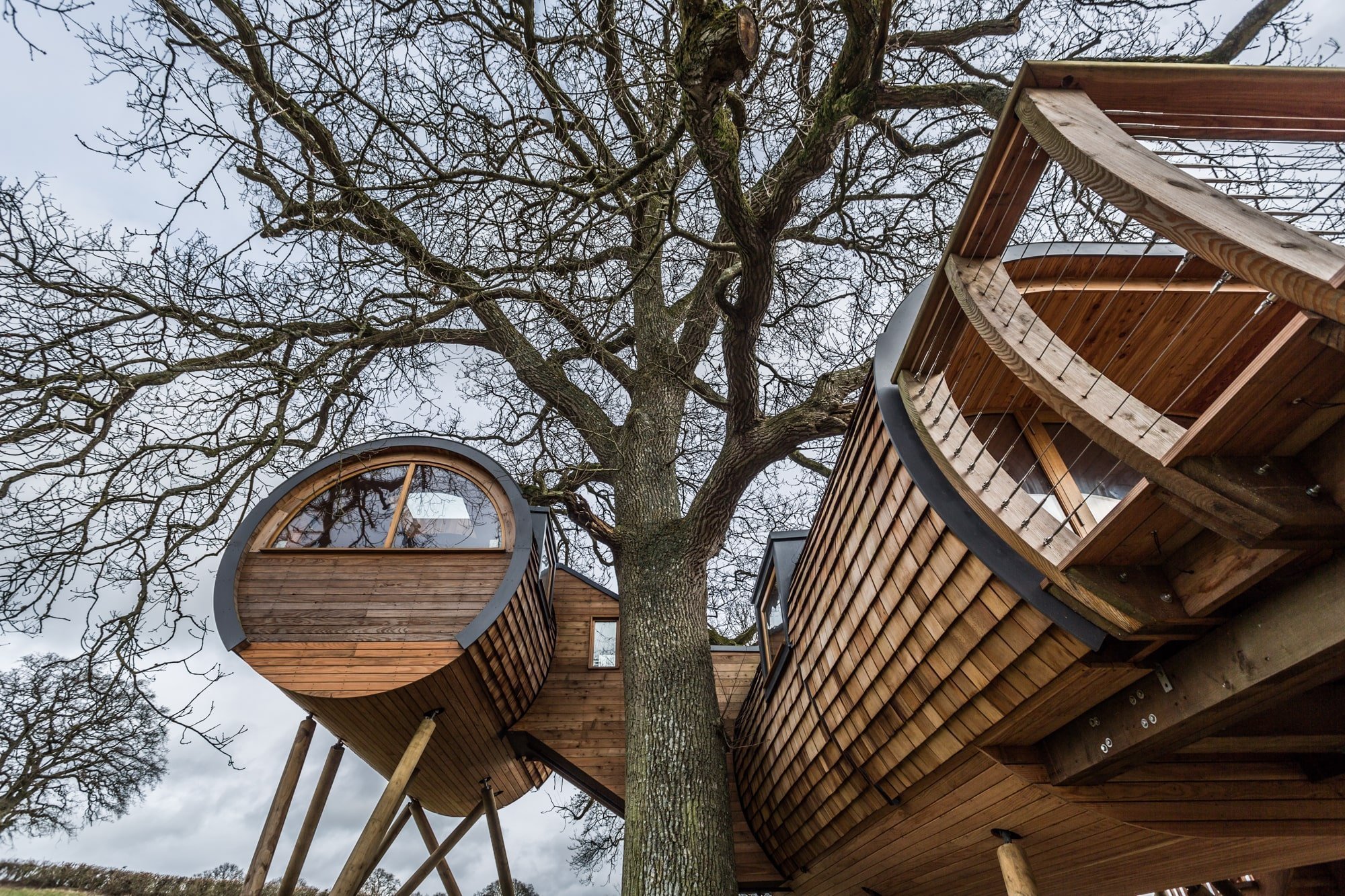 Unikátní stromový dům v Anglii