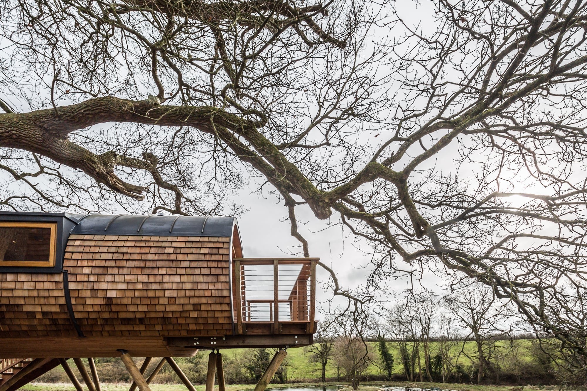 Unikátní stromový dům v Anglii