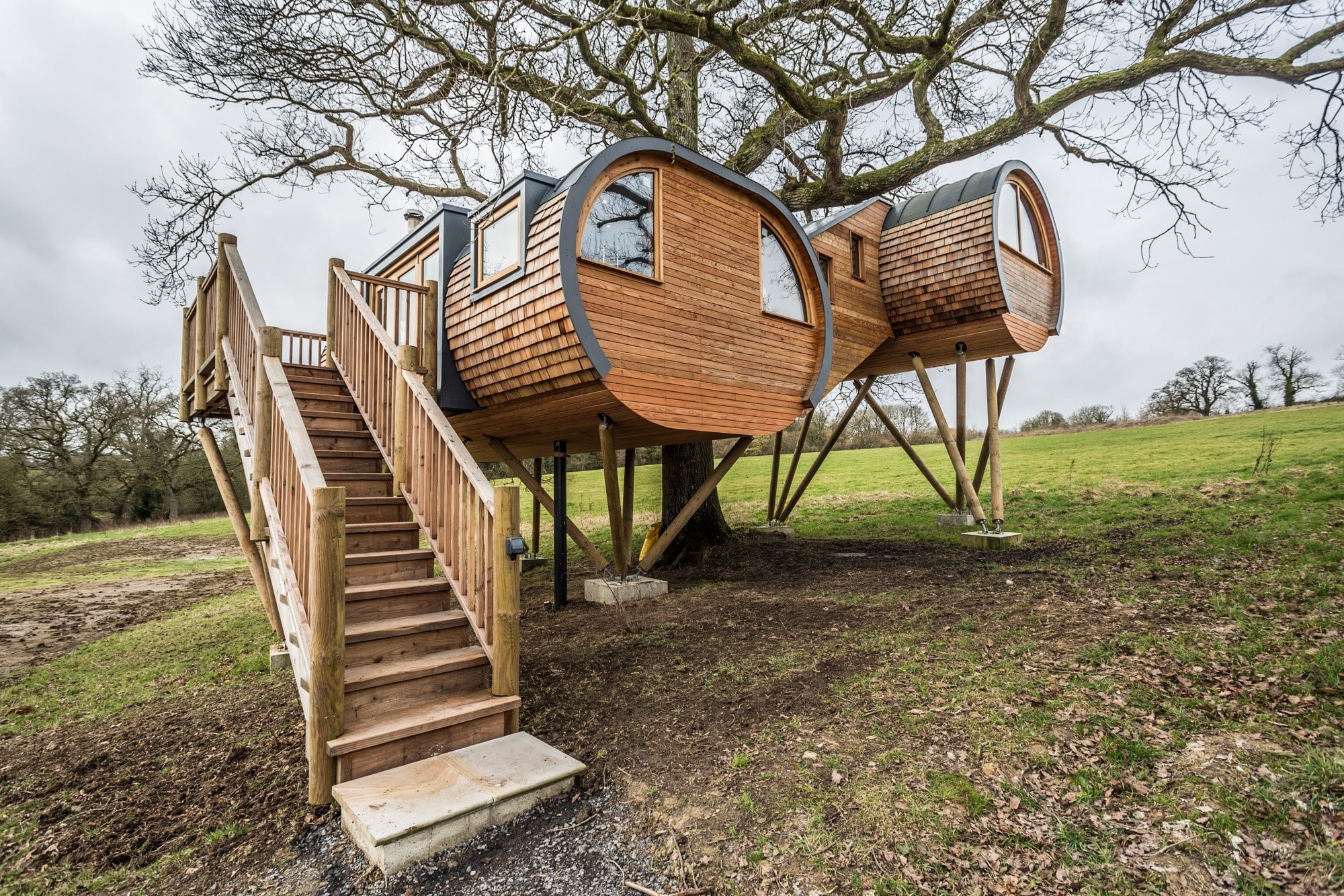 Unikátní stromový dům v Anglii
