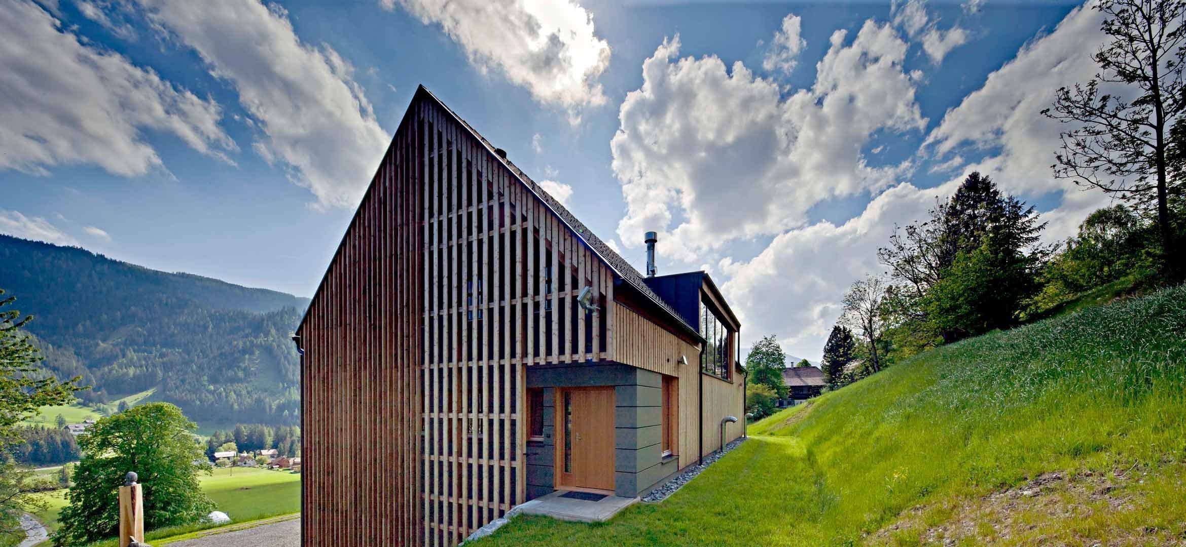 Almhaus, aneb víkendový dům imitující stodolu