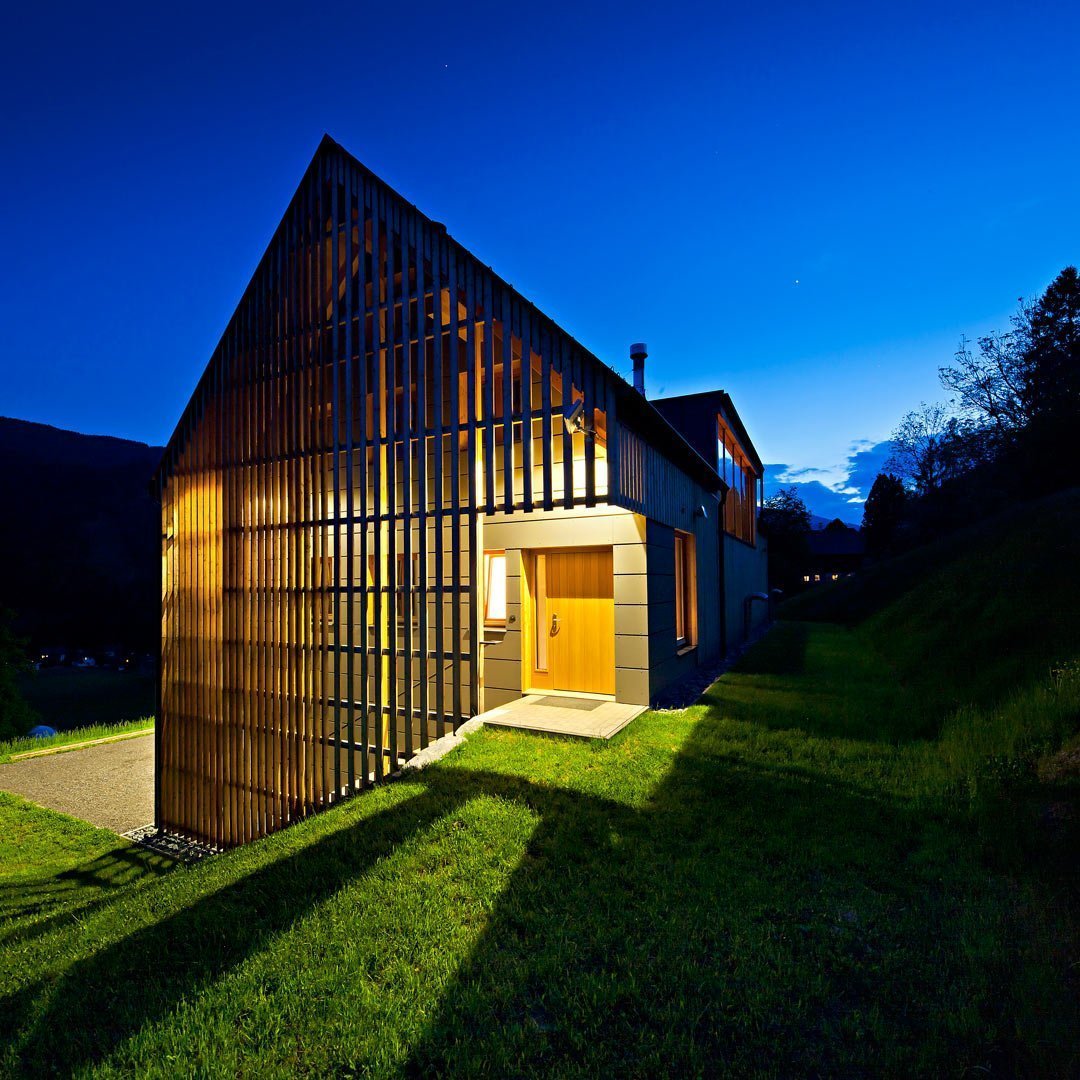 Almhaus, aneb víkendový dům imitující stodolu