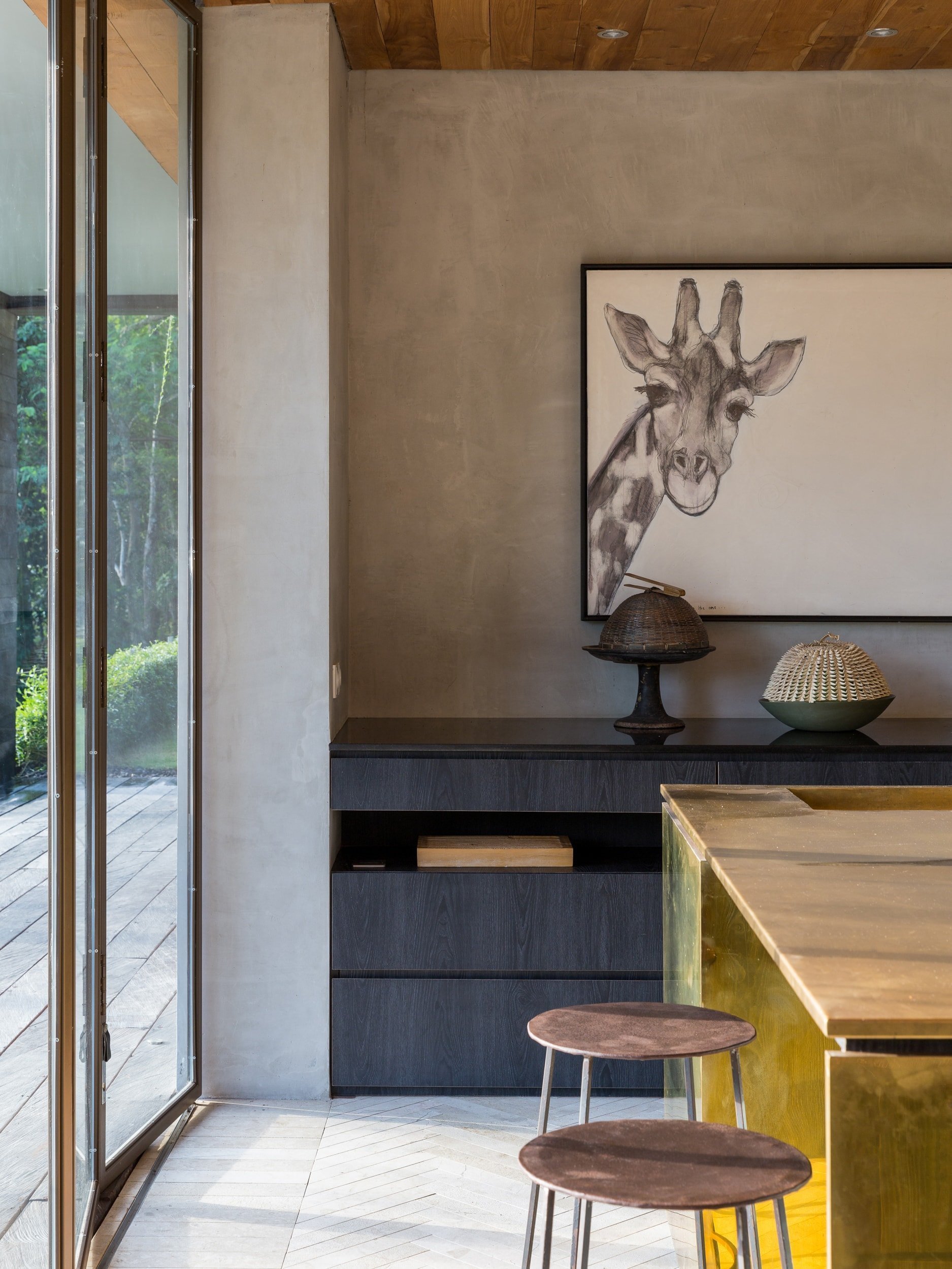 Vila postavená v balijské pobřežní džungli