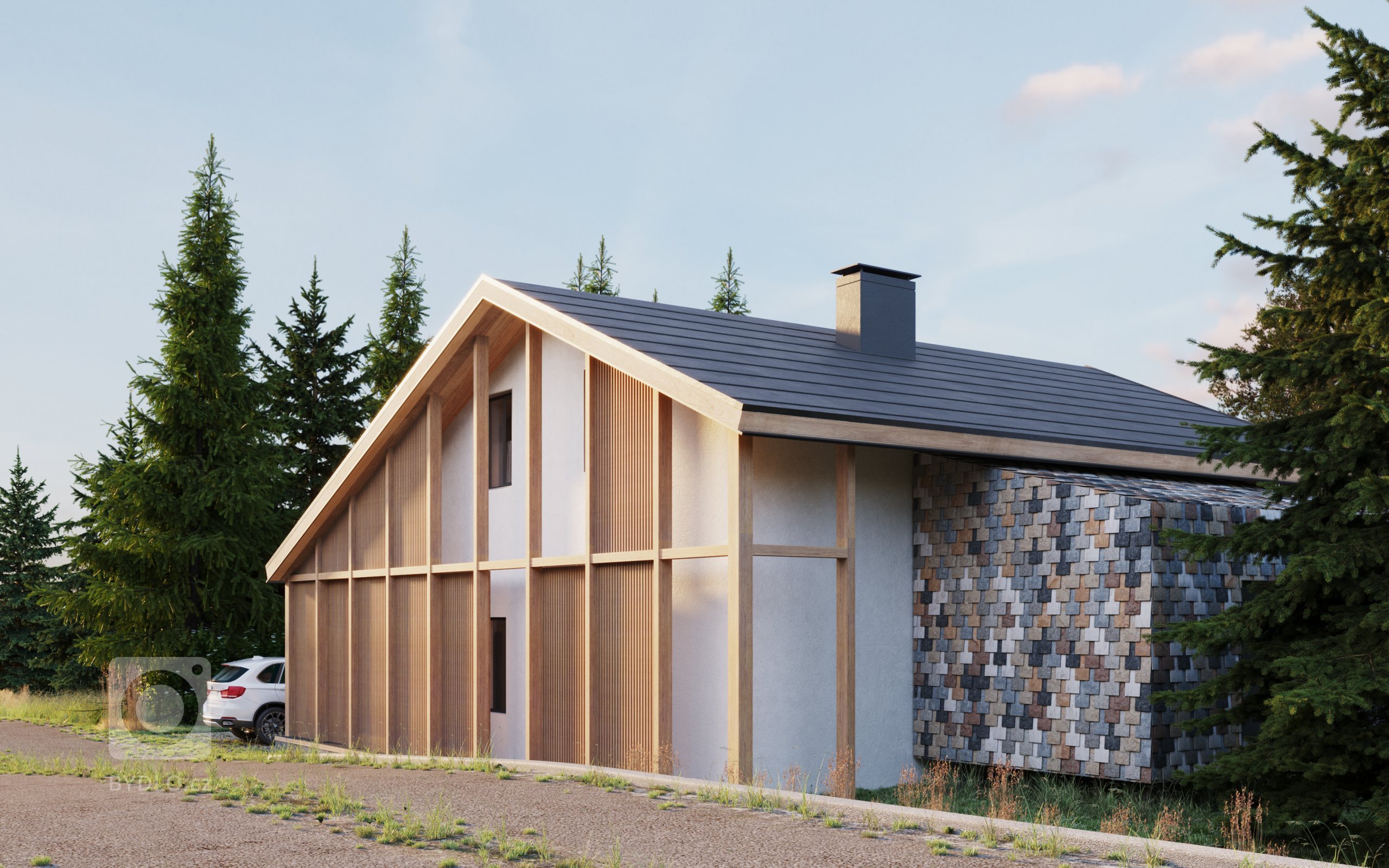 Každý touží po místě, které je ukryté v lesích. Místo, které splývá se světem obklopeným přírodou. Majitel se na nás obrátil poté, co koupil chatu vybudovanou…