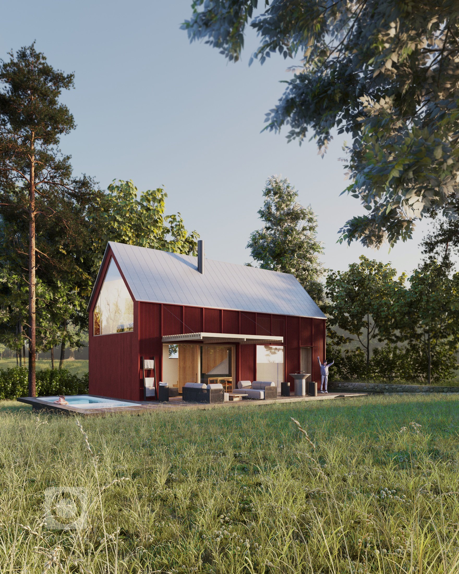 Pro milovníky nevšedního ubytování a relaxace v přírodě navrhujeme luxusní chatu skrytou v posázavských lesích. Rekreační objekt o ploše 90 m2 je vhodný pro…