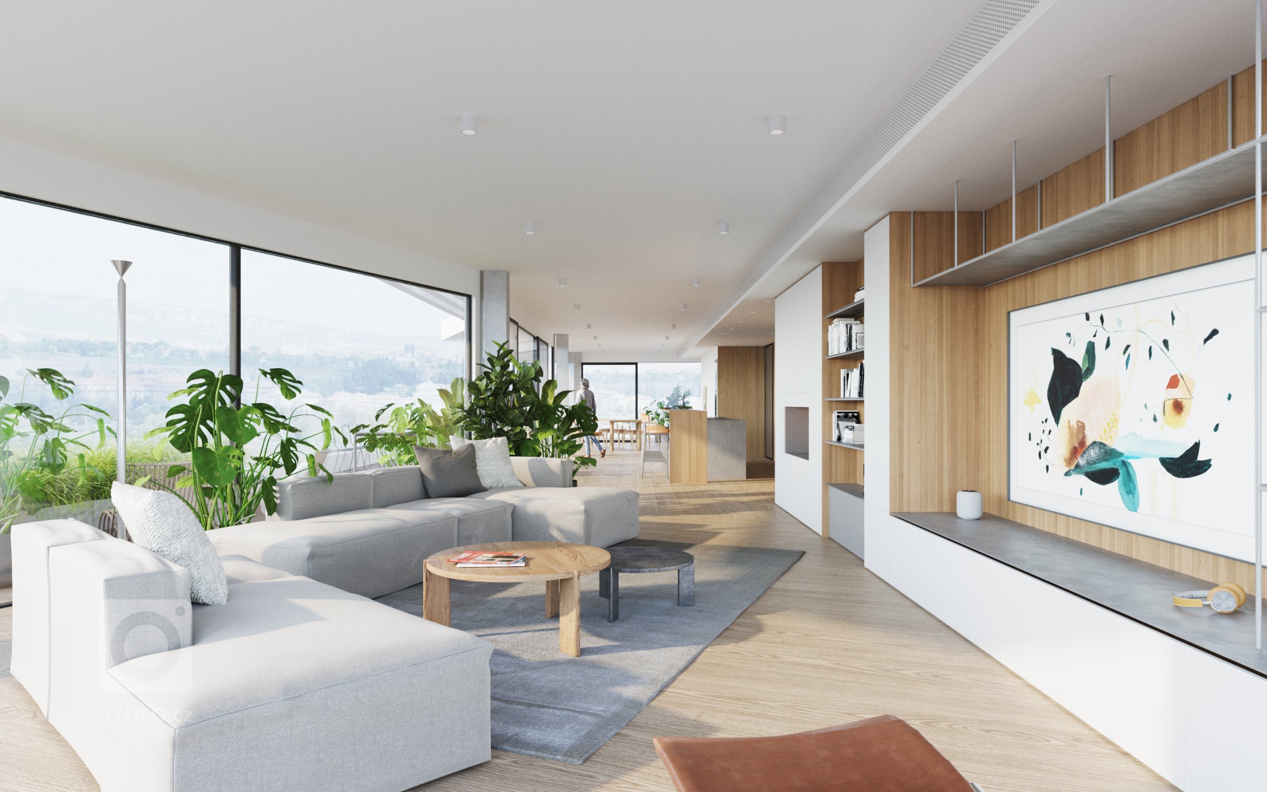 Nové bydlení pro našeho klienta se nachází v novém rezidenčním projektu na pravém břehu Vltavy. Nejvyšší podlaží penthousu je lemováno střešními terasami s…