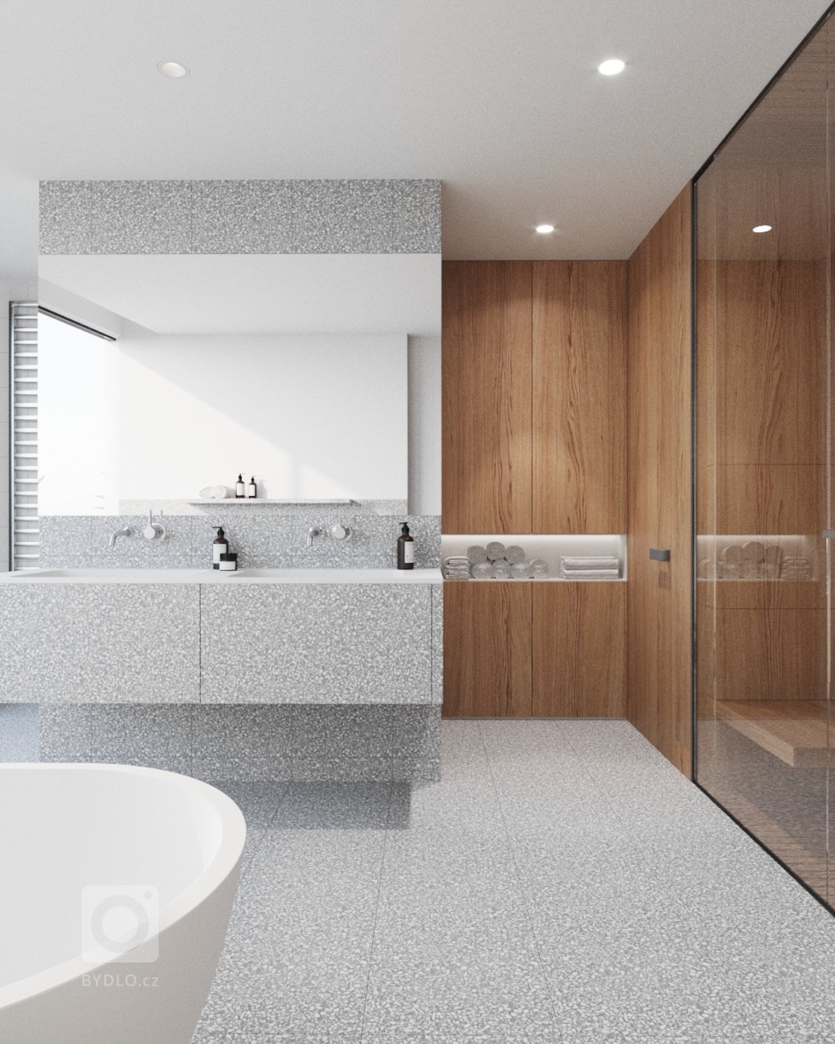 Nové bydlení pro našeho klienta se nachází v novém rezidenčním projektu na pravém břehu Vltavy. Nejvyšší podlaží penthousu je lemováno střešními terasami s…