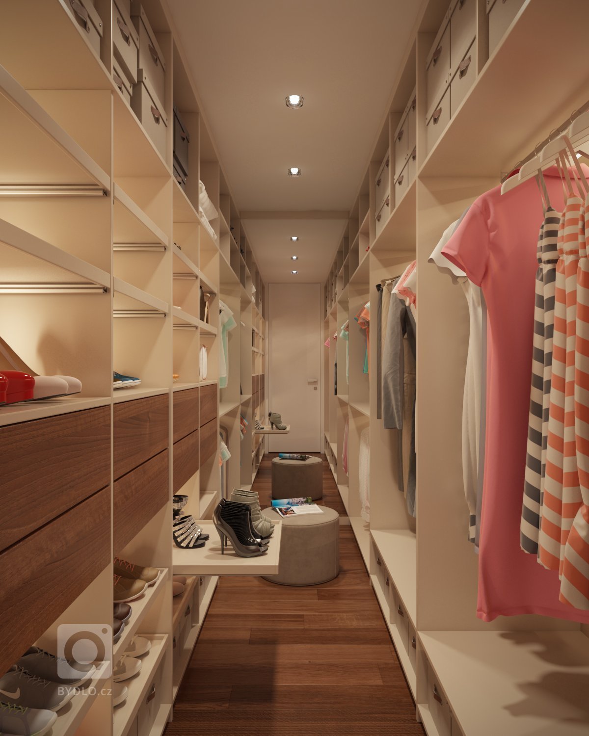 Návrh a vizualizácie luxusného bytu v Prahe. V prvej časťi projektu som vypracoval návrh a vizualizácie obývacej izby spojenej s jedálňou a kuchyňou. V druhej…