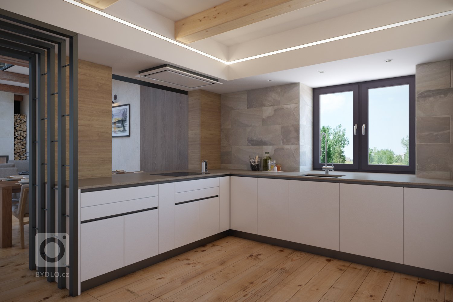 V projekte som vypracoval 3D vizualizácie pre štúdio DEZIRE INTERIORS s.r.o., ktoré riešilo návrh interiéru. Projekt sme začali vizualizovaním vstupnej chodby…