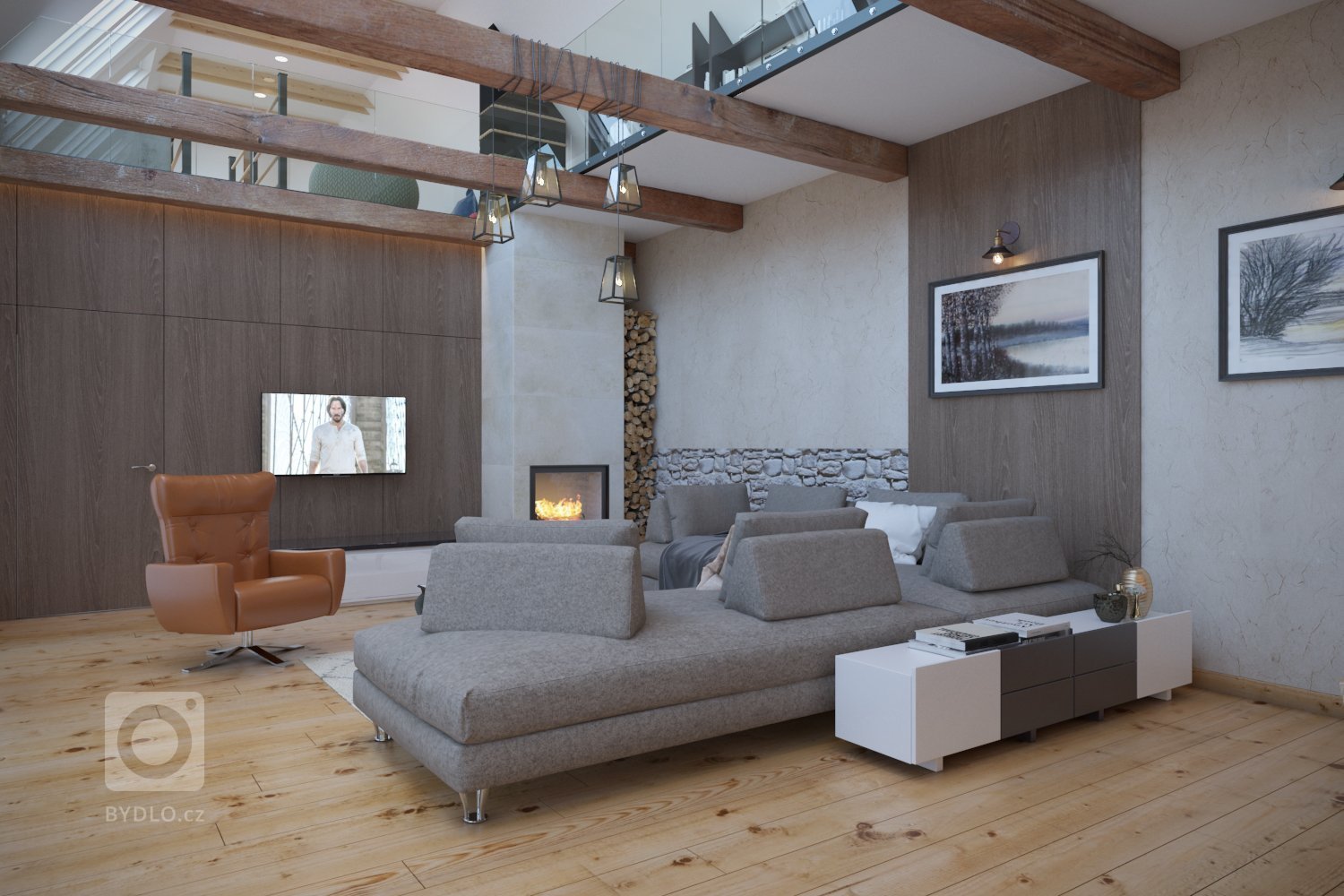 V projekte som vypracoval 3D vizualizácie pre štúdio DEZIRE INTERIORS s.r.o., ktoré riešilo návrh interiéru. Projekt sme začali vizualizovaním vstupnej chodby…