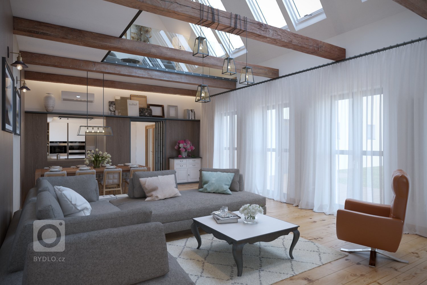 V projekte som vypracoval 3D vizualizácie pre štúdio DEZIRE INTERIORS s.r.o., ktoré riešilo návrh interiéru. Projekt sme začali vizualizovaním vstupnej chodby…