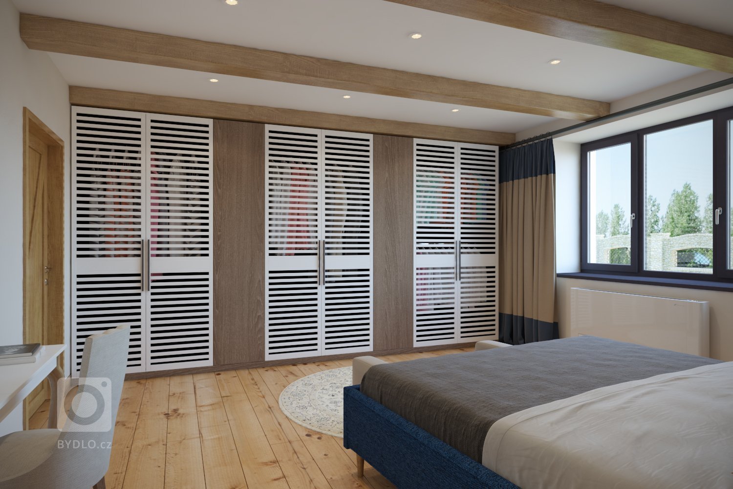 V projekte som vypracoval 3D vizualizácie pre štúdio DEZIRE INTERIORS s.r.o., ktoré riešilo návrh interiéru. Projekt sme začali vizualizovaním vstupnej chodby…