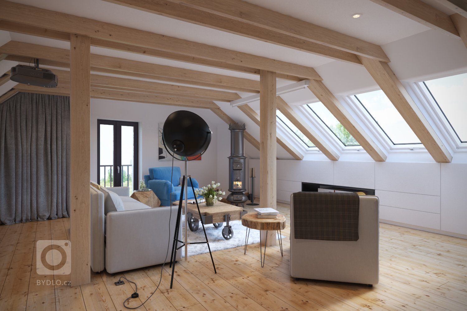 V projekte som vypracoval 3D vizualizácie pre štúdio DEZIRE INTERIORS s.r.o., ktoré riešilo návrh interiéru. Projekt sme začali vizualizovaním vstupnej chodby…