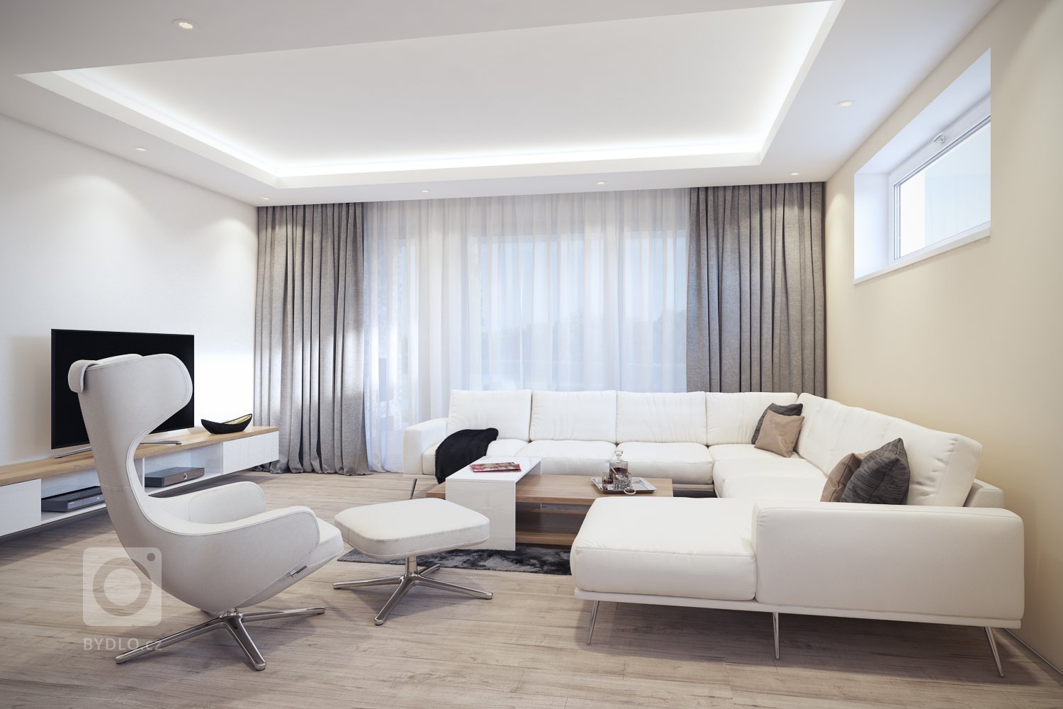 V projekte som vypracoval vizualizácie pre dennú zónu, chodbu, rodičovskú spálňu so šatníkom a samostatnou kúpelňou. V projekte som&nbsp; zvizualizoval aj…